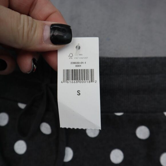 Banana Republic Skirt Womens S Black Polka dots Drawstring Stretchable Waist - Picture 5 of 16
